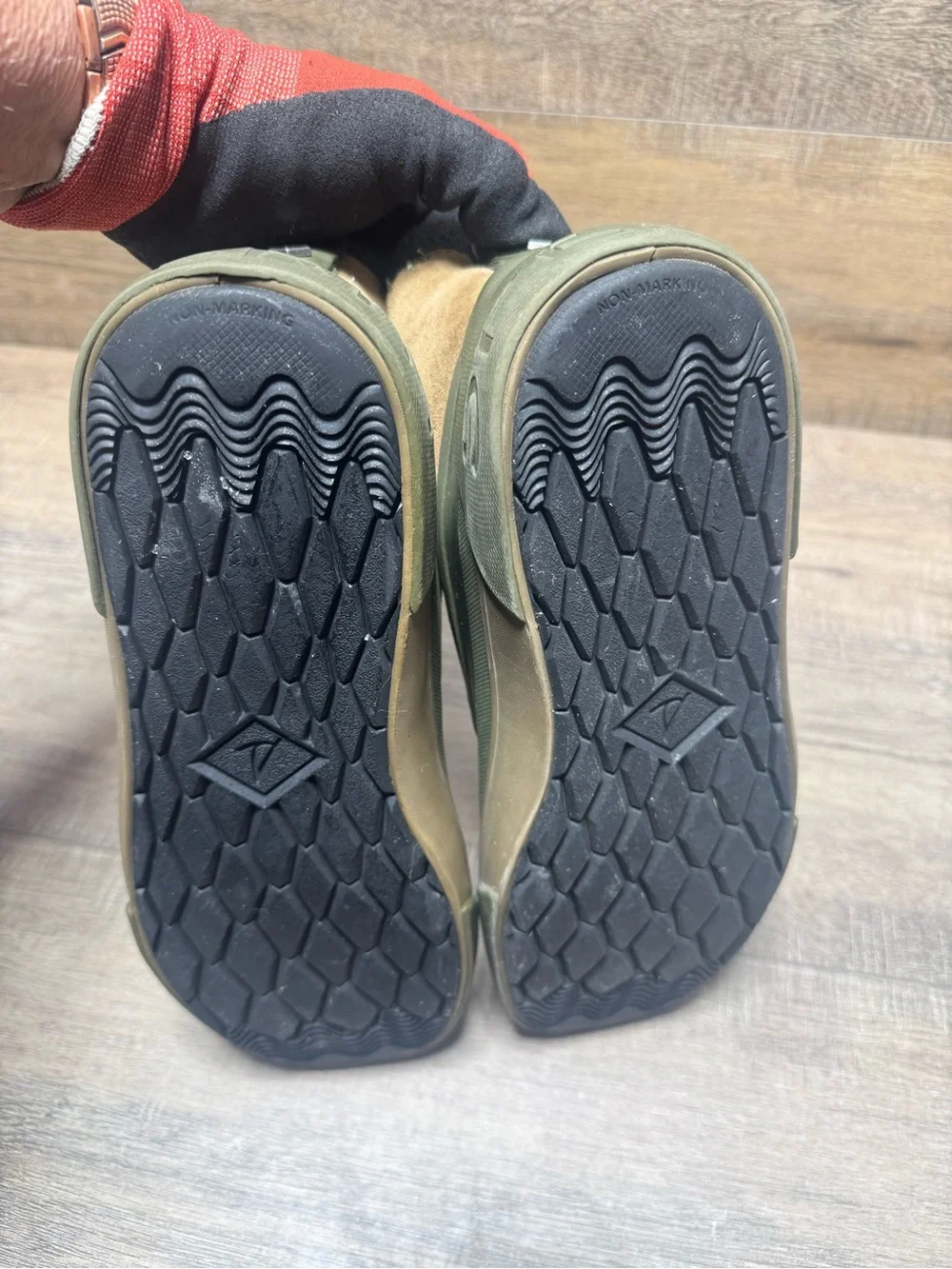 Sperry waterproof rubber
